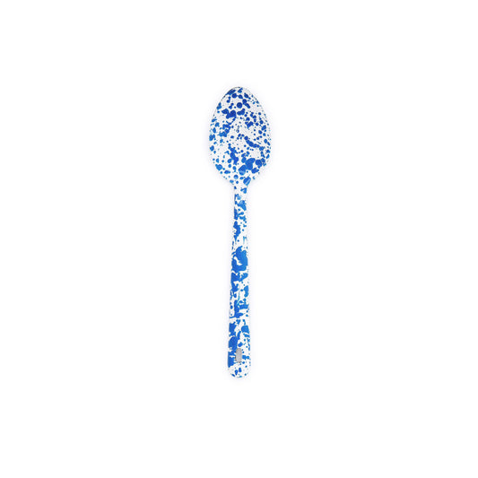 ecomposer-color-blue splatter, D51DBM - Splatter Large Serving Spoon, Blue Splatter