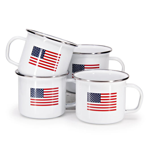 US28S4 - US Flag Grande Mugs - Set of 4 1