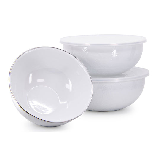 WW54 - Solid White Mixing Bowls 2