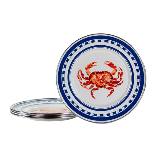 CR11S4 - Crab House Sandwich Plates - Set of 4 1