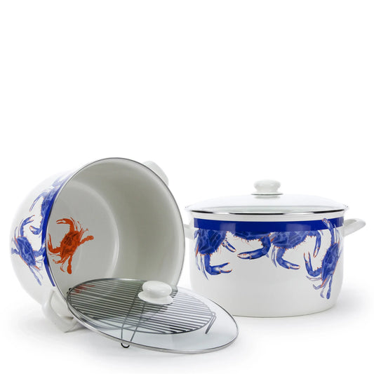 SE75 - Blue Crab 18 qt Stock Pot 1