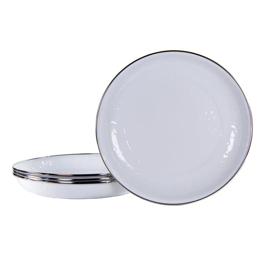 WW04S4 - Solid White Pasta Plates - Set of 4 1