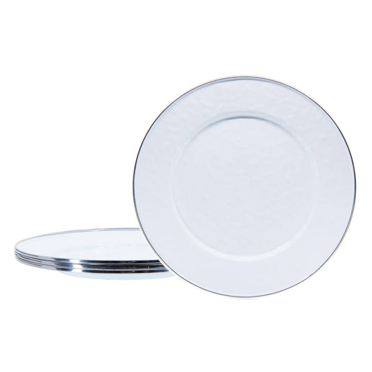 WW07S4 - Solid White Dinner Plates - Set of 4 1