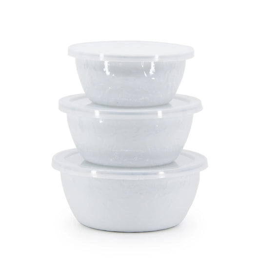 WW30 - Solid White Nesting Bowls 1