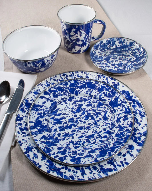 CB06 - Cobalt Swirl Oval Platter  2