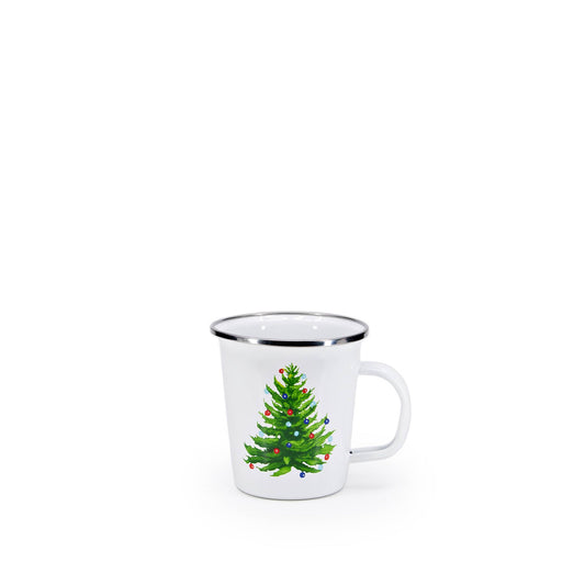 CT66S4 - Christmas Tree 16 oz Latte Mugs - Set of 4  2