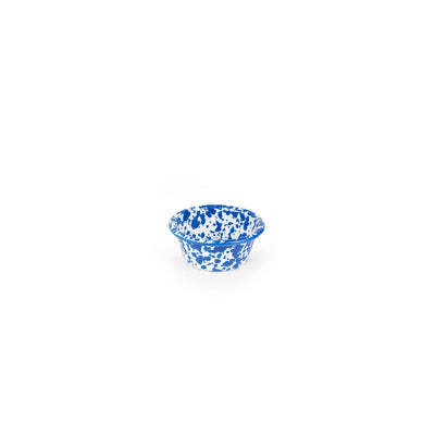 ecomposer-color-blue splatter, D121DBM-4 - Splatter 2 oz Ramekins, Set of 4, Blue Splatter