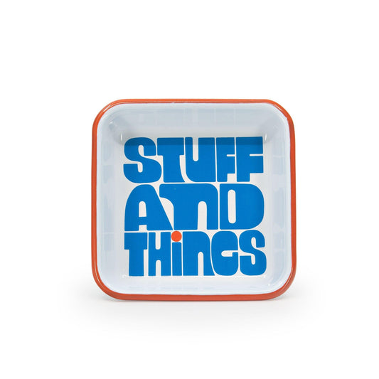 LG122STUF-RED - Lisa Congdon x CCH Small Square Tray, Stuff Things - 1
