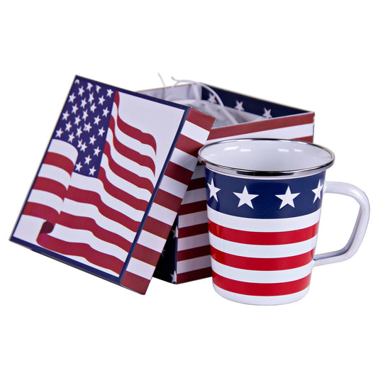 SS86 - Stars and Stripes 16 oz Latte Mug Gift Box  2