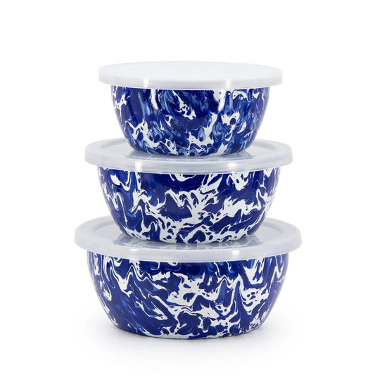 CB30 - Cobalt Swirl Nesting Bowls  1
