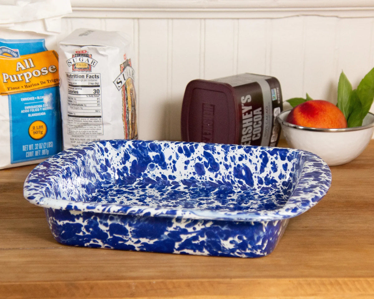 CB53 - Cobalt Swirl Brownie Pan 2