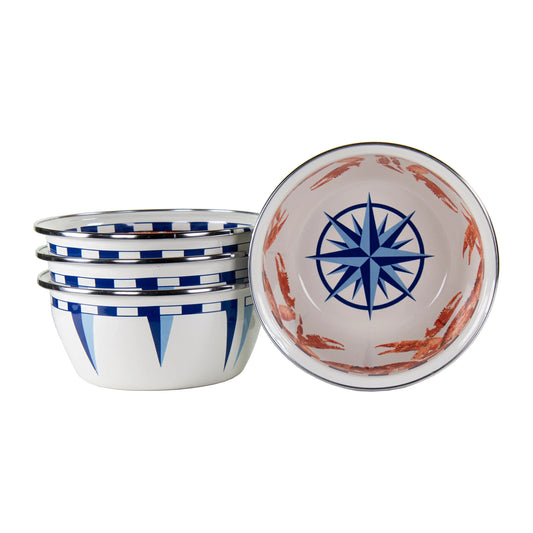 CR61S4 - Crab House Salad Bowls - Set of 4  1