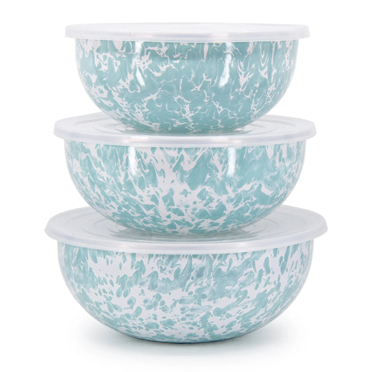 GL54 - Sea Glass Swirl Mixing Bowls  1