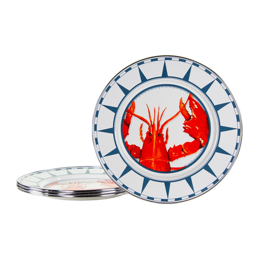 LS07S4 - Lobster Diner Plates - Set of 4  1