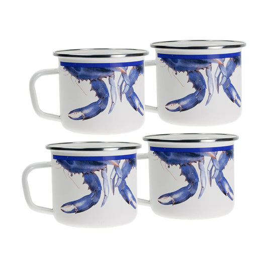 SE28S4 - Blue Crab 24 oz Grande Mugs - Set of 4  1