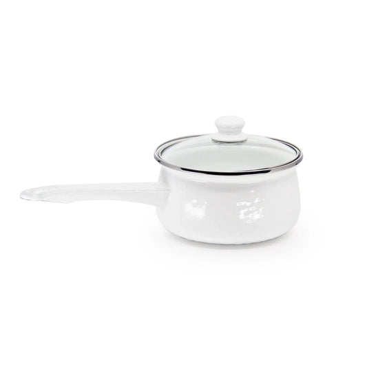 WW19 - Solid White Sauce Pan  1