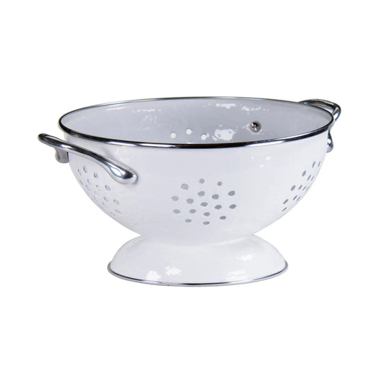 WW24 - Solid White Petite Colander  1