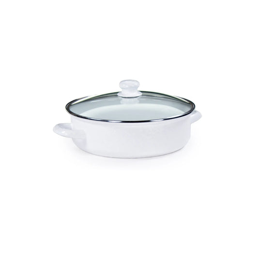 WW79 - Solid White Small Saute Pan  1