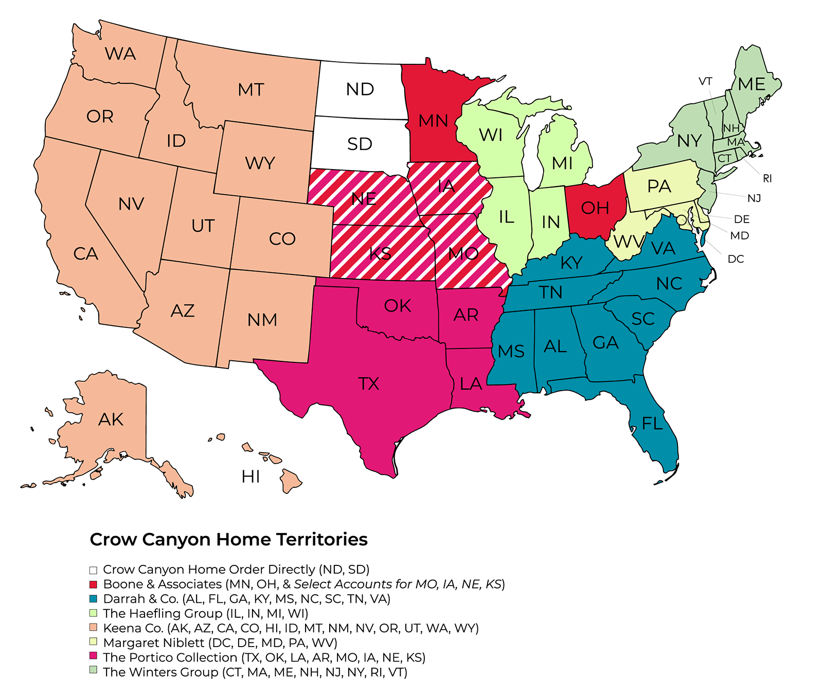 Crow Canyon Home Territories