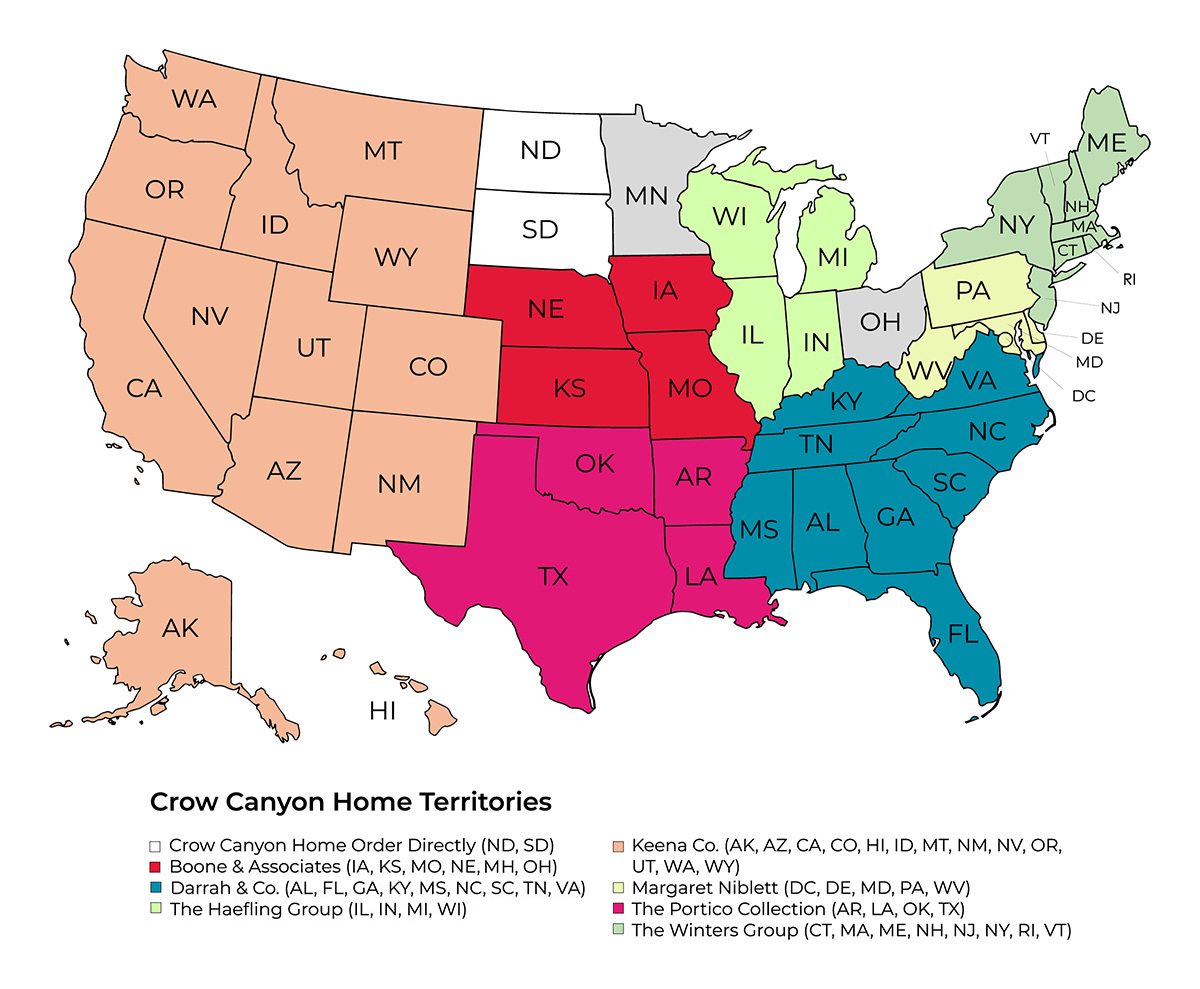 Crow Canyon Home Territories