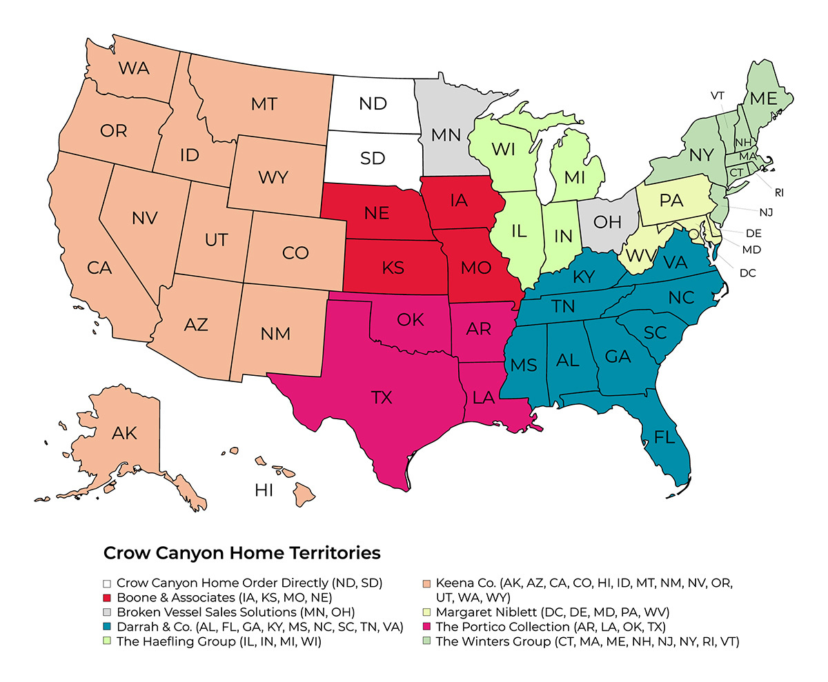 Crow Canyon Home Territories